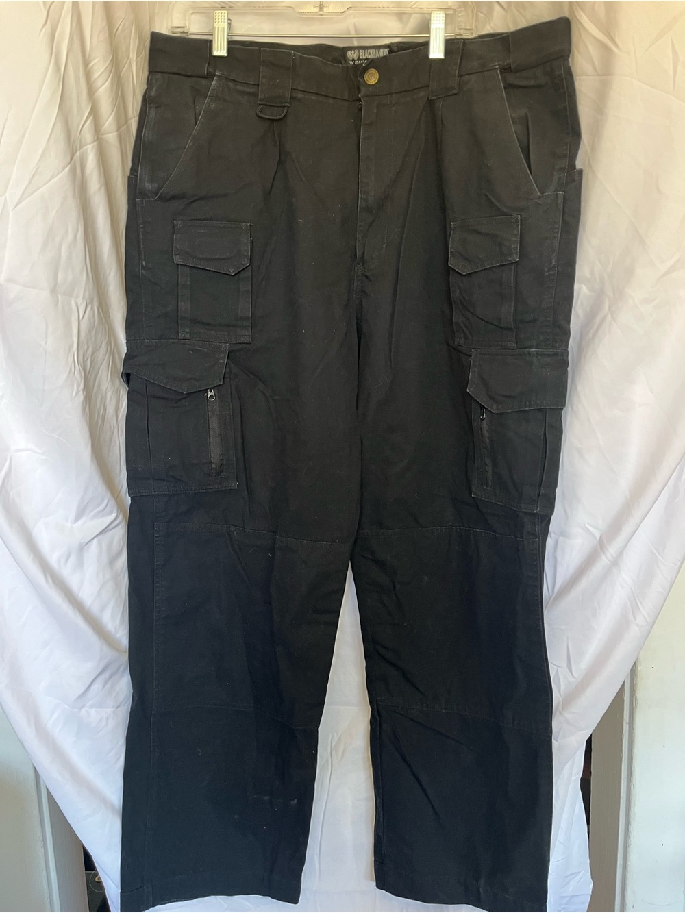Blackhawk! Warrior Wear Black Utility Cargo Pants w/ Multiple Pockets, 40x30